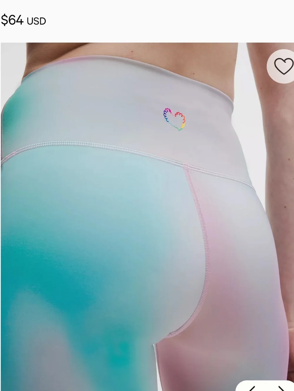 Lululemon Wunder Train High-Rise 6” Short Pride (NEW W/O TAG)